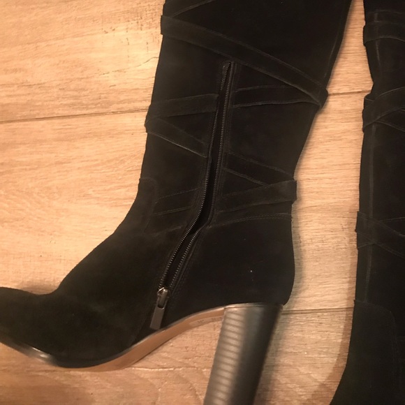 Sak’s fifth ave Mariann tasseled knee-high boots - Picture 2 of 6